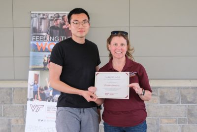 First Year Graduate Research, 3rd Place - Zane Xu Award