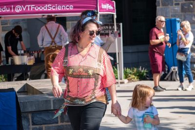Guests Enjoying OktoberFST 2025 Alumni Tailgate
