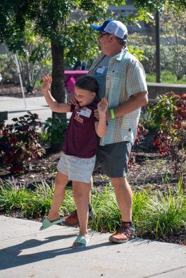 Guests Enjoying OktoberFST 2025 Alumni Tailgate