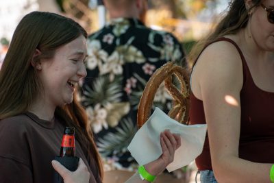 Guests Enjoying OktoberFST 2025 Alumni Tailgate