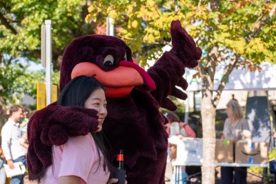 Guests Enjoying OktoberFST 2025 Alumni Tailgate
