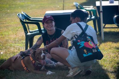 Guests Enjoying OktoberFST 2025 Alumni Tailgate