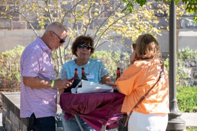 Guests Enjoying OktoberFST 2025 Alumni Tailgate