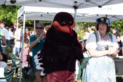 Guests Enjoying OktoberFST 2025 Alumni Tailgate