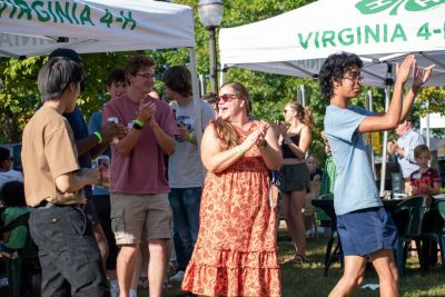 Guests Enjoying OktoberFST 2025 Alumni Tailgate