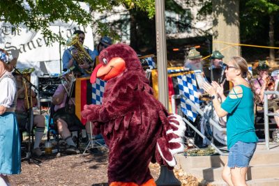 Guests Enjoying OktoberFST 2025 Alumni Tailgate