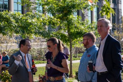 Guests Enjoying OktoberFST 2025 Alumni Tailgate