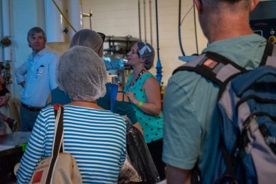 Guests Enjoying Tour at OktoberFST 2025 Alumni Tailgate