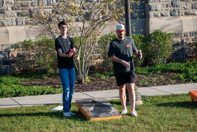 Guests Enjoying OktoberFST 2025 Alumni Tailgate