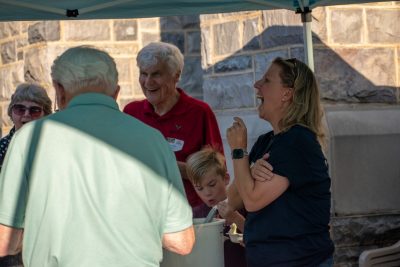 Guests Enjoying OktoberFST 2025 Alumni Tailgate
