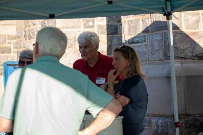 Guests Enjoying OktoberFST 2025 Alumni Tailgate
