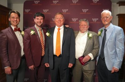 Recipients of the CALS alumni awards pose together