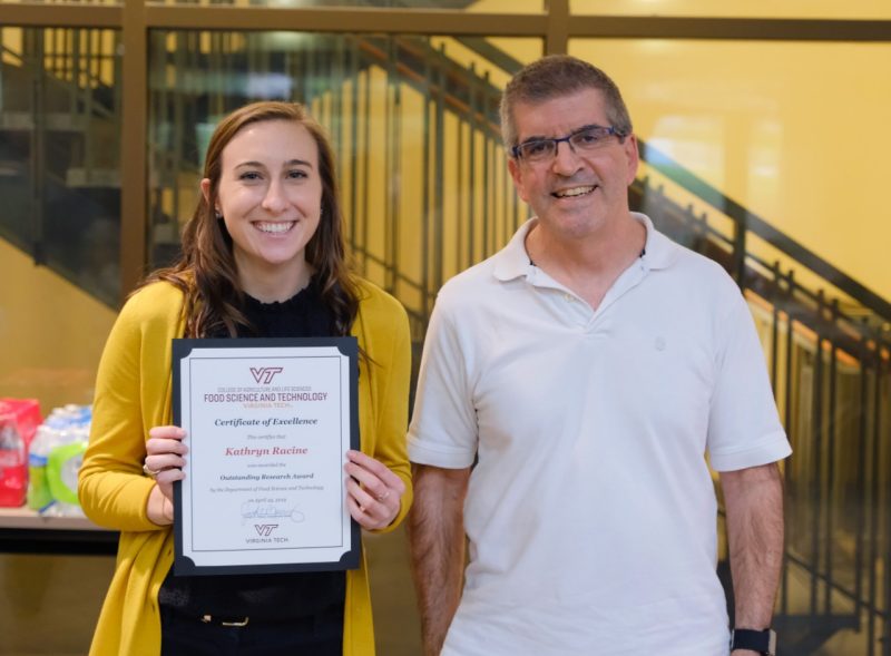 Outstanding Research Award winner Kathryn Racine