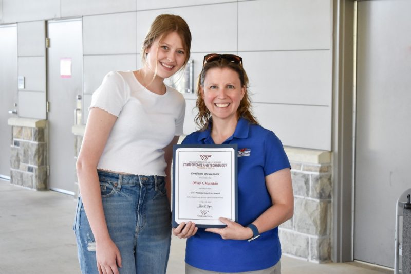 Tyson Foods for Excellence Award Winner Olivia Huselton
