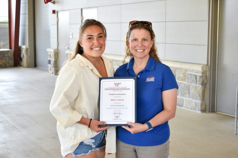 Paul Large Scholarship Award Winner Mary Salinas