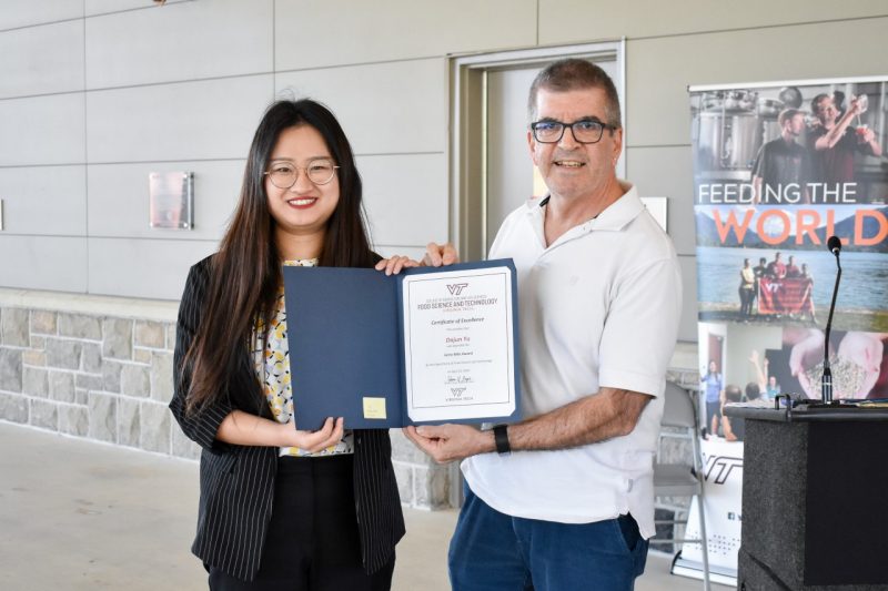 Extra Mile Award Winner Dajun Yu