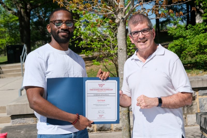 Cyril receives Outstanding Graduate Student Researcher