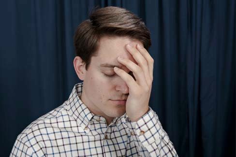 Figure 1. A picture depicted a young man, who appeared to be ill.